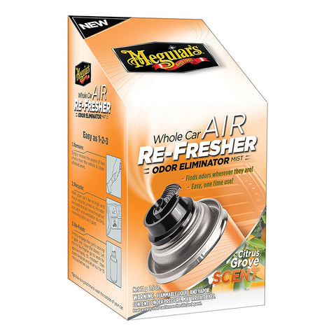 Meguiar's G16502 Whole Car Air Refresher Odor Eliminator (Citrus Grove Scent) - 2.5 OZ - Jerzyautopaint.com