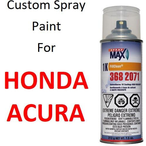 Custom Automotive Touch Up Spray Paint For HONDA / ACURA Cars - Jerzyautopaint.com