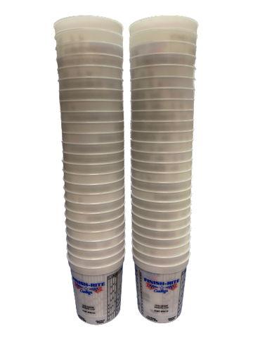 Full Case of 100 Each - Pint 16oz Paint Mixing Cups by Custom Shop - Cups Have