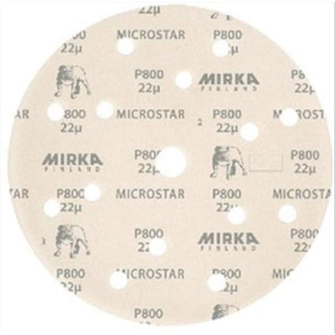Mirka MICROSTAR GRIP DISC P800 6" Abrasives FM-622-800 - Jerzyautopaint.com
