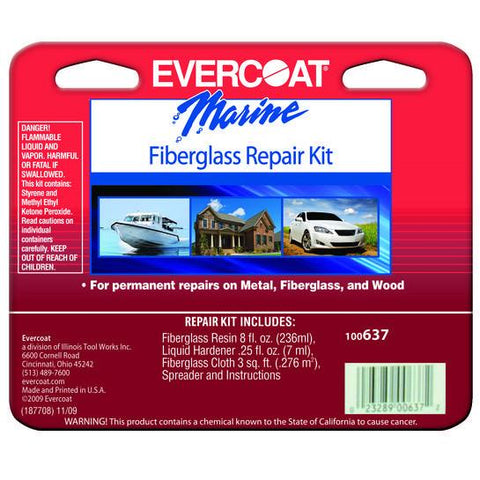 Evercoat 100637 8 Oz Fiberglass Repair Kit - Jerzyautopaint.com