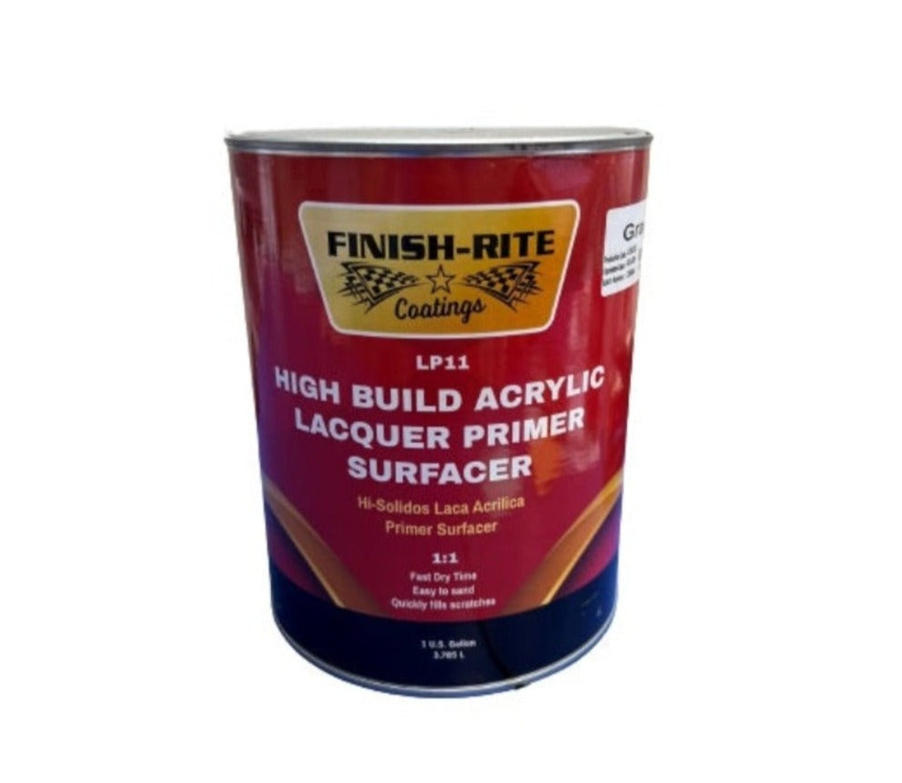 Finish Rite LP11 Acrylic Lacquer Primer H/S Gallon (gray,black,white