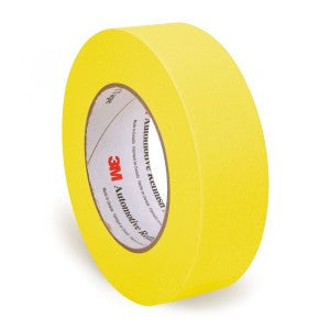 3M™ Automotive Refinish Yellow Masking Tape, 1.5" (36 mm), 06654 - Jerzyautopaint.com