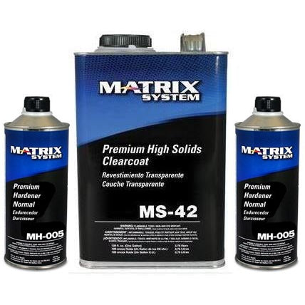 Matrix MS-42 Premium High Solid 2:1 Clearcoat w/ 2Qt Hardeners