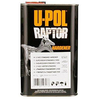 U Pol Raptor 820 U-Pol 820 Raptor Bed Liner Black 4L Pack with Free Application Gun ...