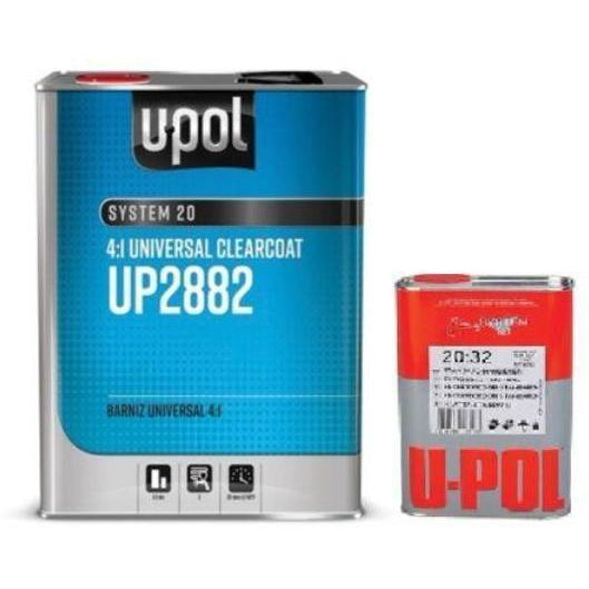 U-Pol 2K Universal Urethane Clearcoat 4:1, UP2882,  1 GAL with Hardener - Jerzyautopaint.com